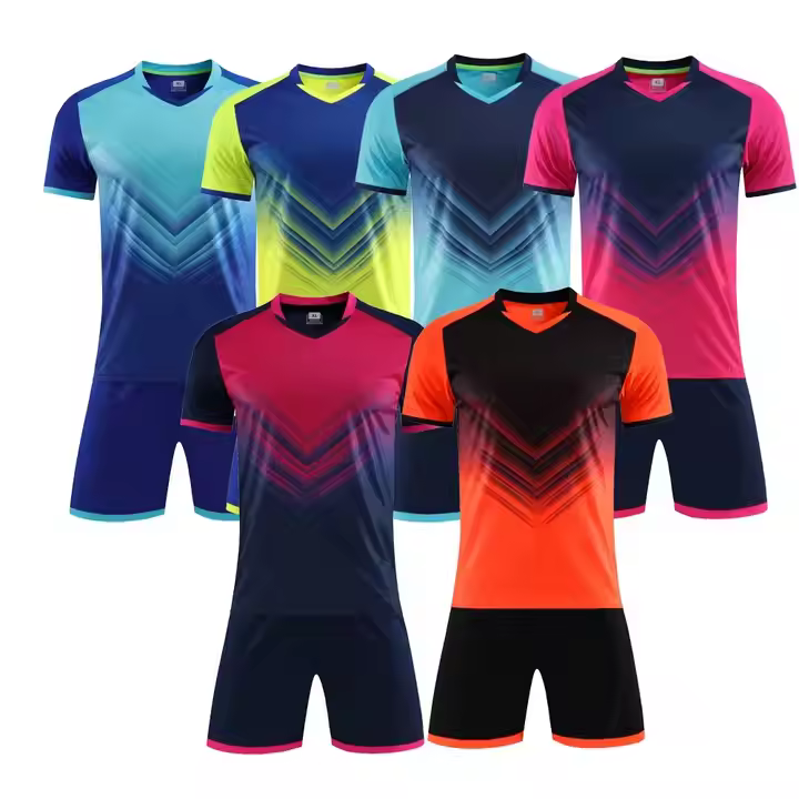 Customized men's football sportswear, football suit set, breathable adult team training suit, high-quality football suit